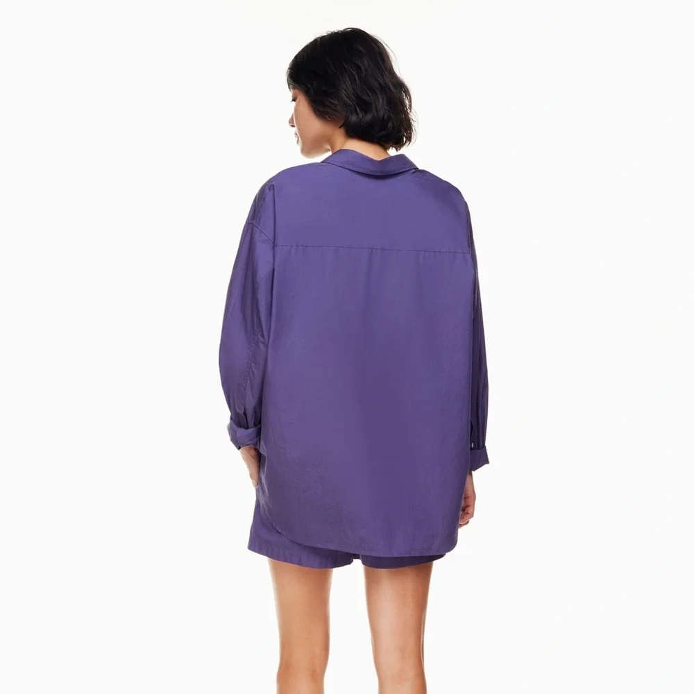 Aritzia Wilfred Free Relaxed Shirt Size Small - Picture 4 of 9